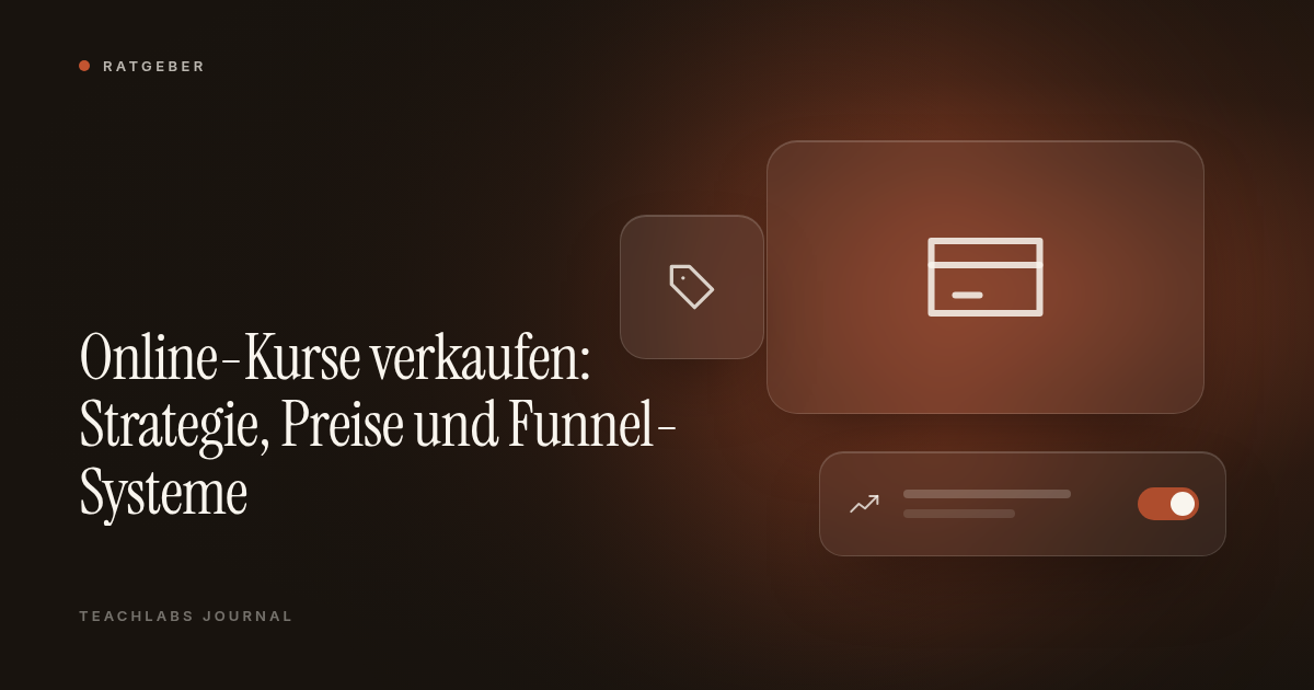 Online-Kurse verkaufen: Strategie, Preise und Funnel-Systeme